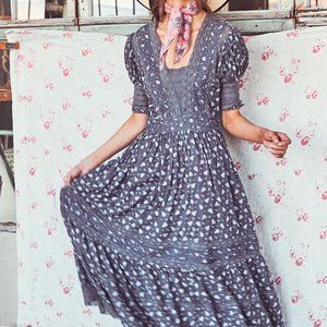 Love Shack Fancy: Ayla Dress in Blue Jean
